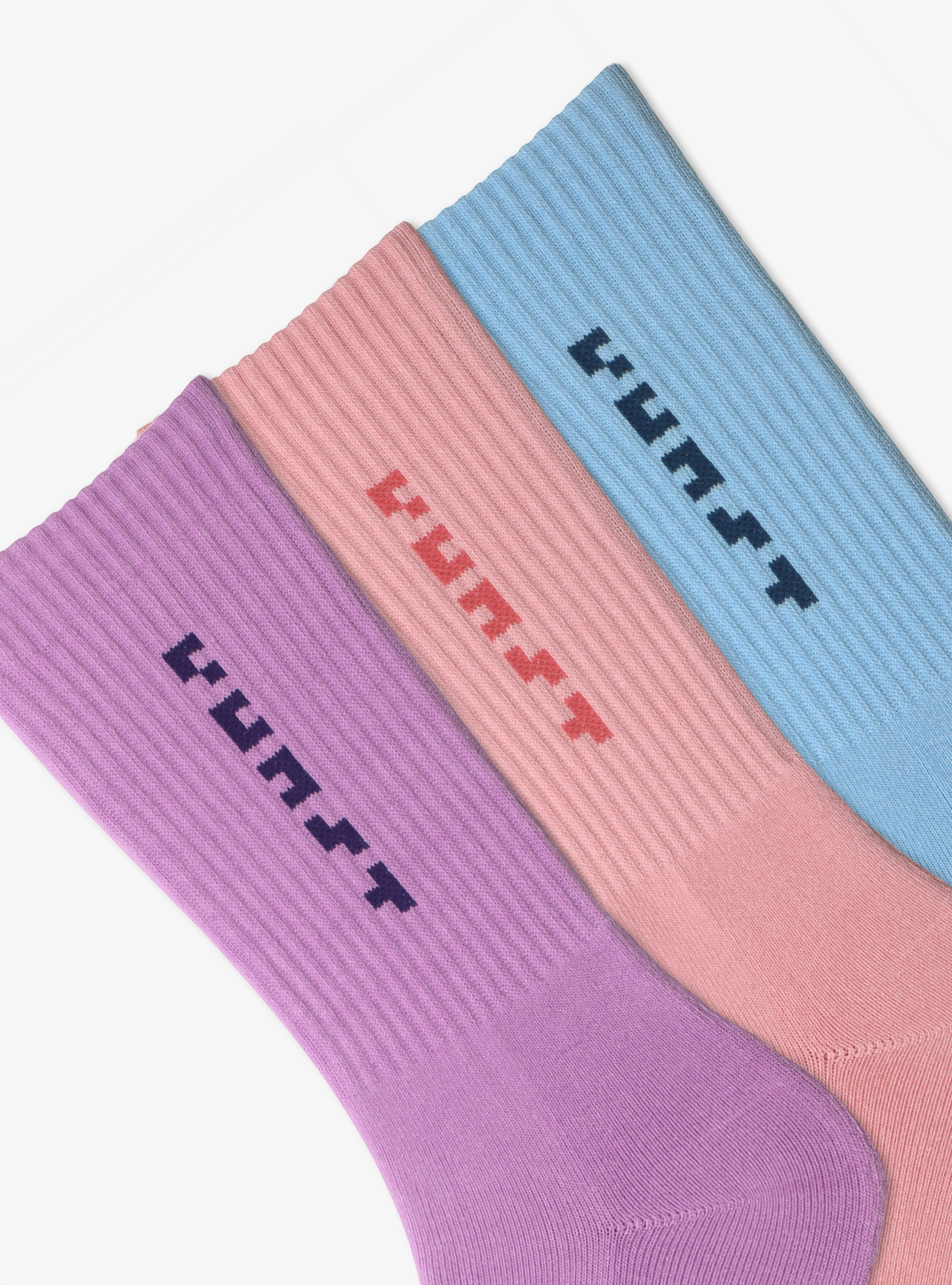 Sportsocken 3er-Pack Pastell