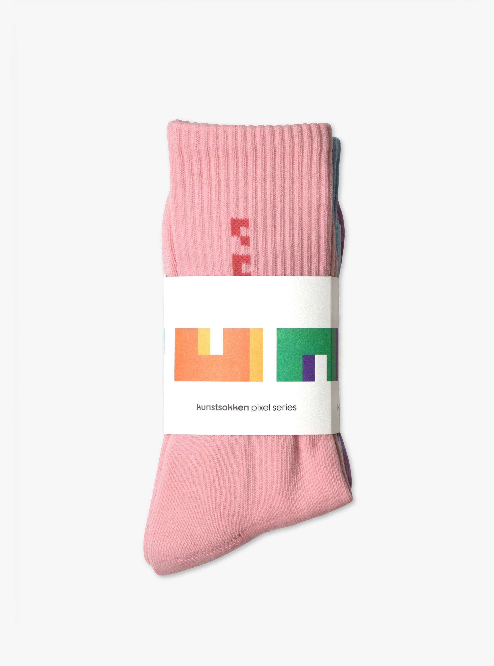 Sportsocken 3er-Pack Pastell